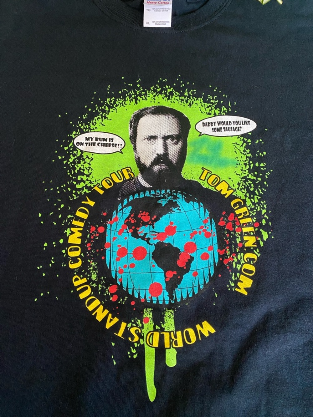Vintage Tom Green World Standup Comedy Tour T-Shirt, Size XL